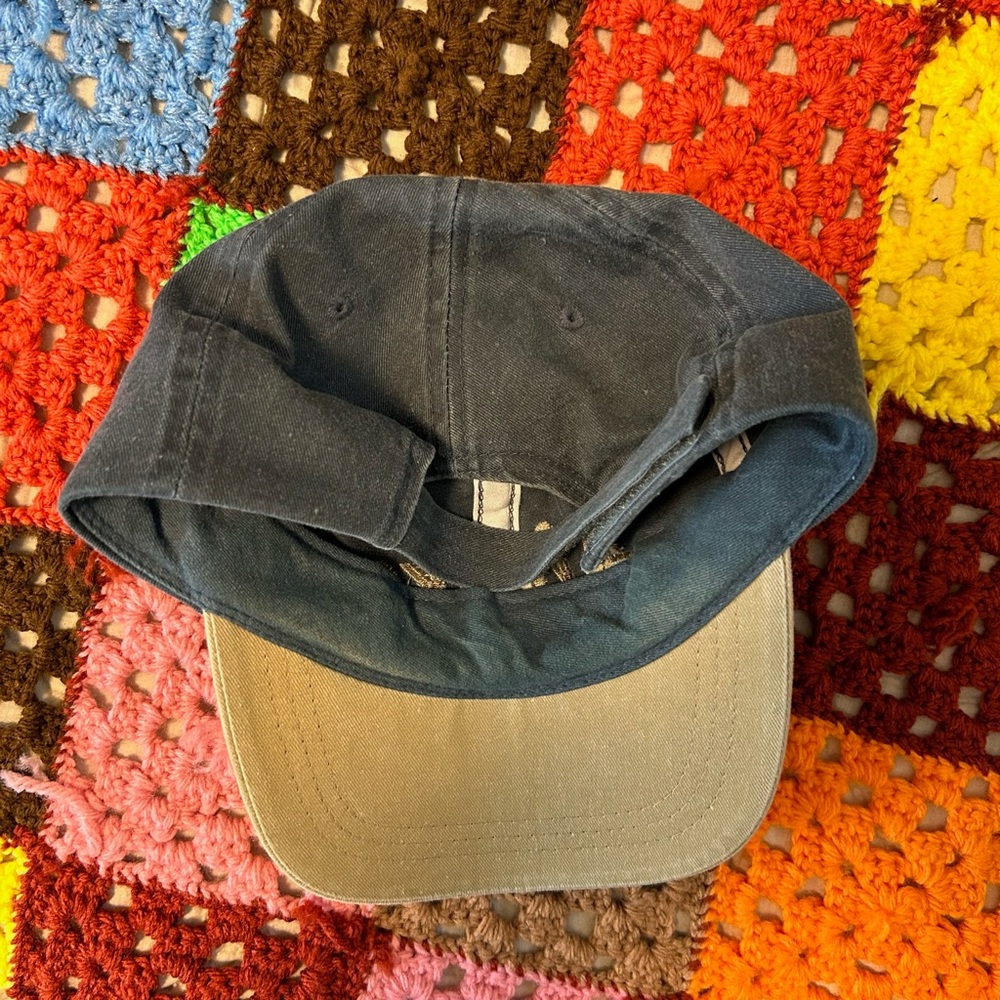 Vintage 90s Alaska Denim 100% Cotton Embroidered Baseball Dad Hat Strapb… - Picture 5 of 9